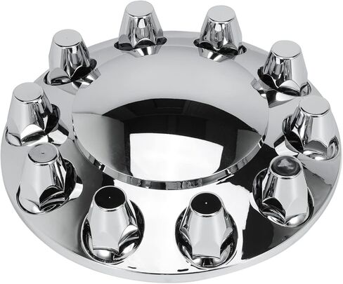 غطاء محور العجلة الأمامي والخلفي، غطاء محور 33 مم، أغطية صامولة لولبية لشاحنات Freightliner Kenworth Peterbilt Semi Trucks (مجموعة قبعات المحور القياسية) in Kuwait