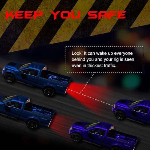 LED Tailgate Light Bar Triple Row, 60 Inch Tail Light Bar for Pickup Trailer SUV RV Van,Sequential Red Brake White Reverse Amber Turn Signal Strobe Light,No Drill Install in Kuwait