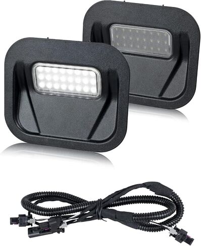 Multipro الباب الخلفي خطوة ضوء أدى أضواء السرير شاحنة متوافقة مع جي إم سي سييرا 1500 2500HD 3500HD تشيفي سيلفرادو 1500 2019-2022 مع موصل تسخير الأسلاك in Kuwait