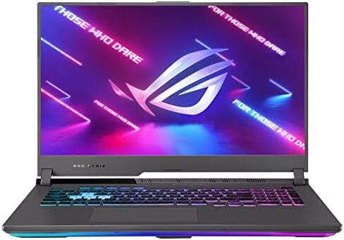 كمبيوتر محمول للألعاب ASUS ROG Strix G17 (2021)، شاشة 17.3 بوصة 144 هرتز IPS من النوع FHD، NVIDIA GeForce RTX 3050 Ti، AMD Ryzen 7 4800H، 16 جيجابايت DDR4، 512B PCIe NVMe SSD، لوحة مفاتيح RGB، Windows 10، G713IE-EB74 in Saudi Arabia