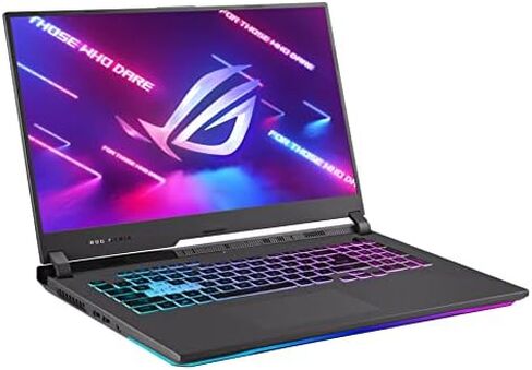 كمبيوتر محمول للألعاب ASUS ROG Strix G17 (2021)، شاشة 17.3 بوصة 144 هرتز IPS من النوع FHD، NVIDIA GeForce RTX 3050 Ti، AMD Ryzen 7 4800H، 16 جيجابايت DDR4، 512B PCIe NVMe SSD، لوحة مفاتيح RGB، Windows 10، G713IE-EB74 in Saudi Arabia