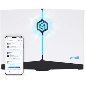 Gaming Router WiFi Booster with 3-Month VIP Game Boosting Service for PS5 Xbox Switch PC Steam Deck | WiFi 6 Dual Band 2402Mbps Ethernet | Lag-Free Online Play