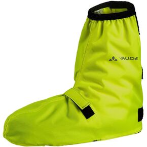 VAUDE Bike Gaiter Short - Waterproof Shoe Cover with Reflective Elements - Breathable Cycling Overshoes with full length velcro closure