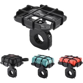 Universal Bicycle Handlebar Mounted Bracket Compatible with JBL GO 4/GO 3/GO 2 Speakers, Elastic Silicone Grille Bike Speaker Mount Holder