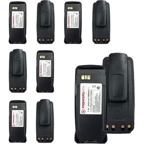 PROMAXPOWER Two-Way Radio 1800mAh Li-ion Battery for Motorola PMNN4066 XPR6350 XPR6550 DGP4150 (6-Pack)