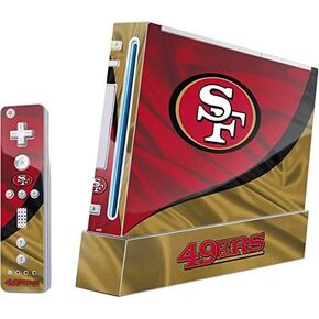Skinit Decal Gaming Skin Compatible with Wii (Includes 1 Controller) - Officially Licensed NFL San Francisco 49ers Design
