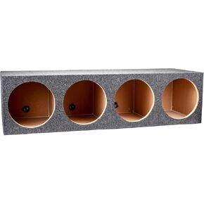 Q Power HD12 4HOLE Heavy Duty Quad 12" Sealed Subwoofer Enclosure Box