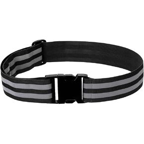 PATIKIL Adjustable Reflective Running Belt, Glow Pt Belt Sash for Cycling Walking