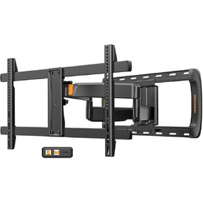 Perlegear Full Motion TV Wall Mount for 42-95″ TVs up to 150 lbs with Sliding Design & Cable Management, Tool-Free Tilt, Swivel & Extension, Fits 12″/16″/24″ Wood Studs, Max VESA 600x400mm, PGTVM41B