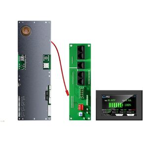 Inverter with 4.3" Display 8S-16S 100A-200A 8S-16S Lifepo4 Li-ion LTO Home Energy Storage Active Balancer(JK-PB2A16S20PX4.3)