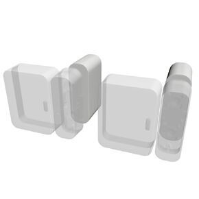 Simplisafe Entry Sensor Magnet Risers | Contact Sensor Spacers with 3M Adhesive | Easy Instal for All Simplisafe Security Systems (1/4 inch - 2 Pack)