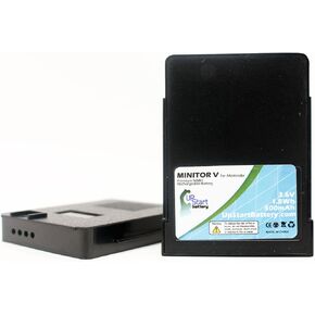 2 Pack - Replacement for Motorola Minitor V Battery - Compatible with Motorola Minitor V Pager Battery (500mAh 3.6V NI-MH)