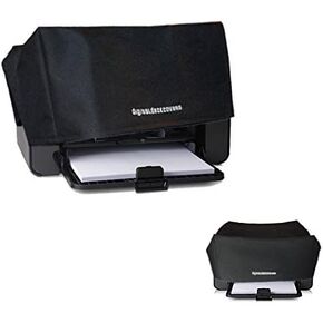 Printer Dust Cover for HP LaserJet Pro P1006 / P1009 / P1102W / P1109W Printers [Antistatic Protector, Water-Resistant, Heavy Duty Fabric, Black]