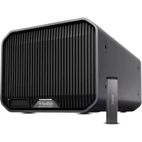SanDisk Professional 24TB G-RAID Mirror 2-Bay RAID Array Drive (2 x 12TB, Thunderbolt 3) Bundle with SanDisk 2TB PRO-Blade SSD Mag (2 Items)