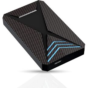 1TB External Hard Drive Portable USB 3.0 External HDD with RGB Light – High-Speed Data Transfer Data Storage Drive Compatible with PS3, PS4, PS5, Desktop, Laptop, Gaming Consoles, and More
