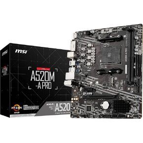 MSI A520M-A PRO (Socket AM4/A520/DDR4/S-ATA 600/Micro ATX)