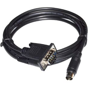 Artemisia RS232 DB9 D-SUB9PIN Male to Mini DIN 8P Rockwell Allen Bradley AB MICROLOGIX 1400 PLC Programming 1761-CBL-PM02 Cable (Size : 5M)