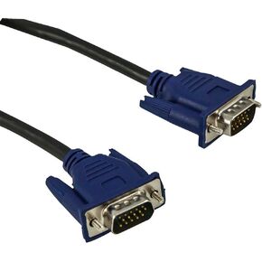 Short 17 Inch VGA-VGA Standard 15-Pin VGA Male to VGA Male Cable by Atomic Market
