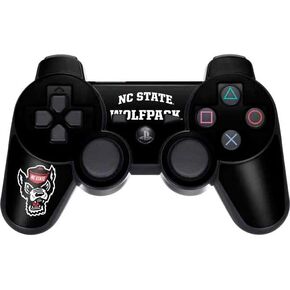 Skinit Decal Gaming Skin Compatible with PS3 Dual Shock Wireless Controller - Officially Licensed College North Carolina State Wolfpack Design