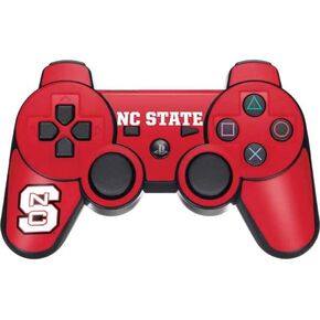Skinit Decal Gaming Skin Compatible with PS3 Dual Shock Wireless Controller - Officially Licensed College NC State Logo Red Design