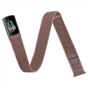 Nylon Sport Ankle/Arm Band Compatible with Fitbit Charge 6/5 Bands,Elastic Nylon Braided Arm Strap for Women Men