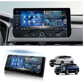 BIBIBO for 2025 Mitsubishi Outlander Screen Protector 2025 Mitsubishi Outlander ES/SE/SEL/Platinum Edition 12.3" Tempered Glass Anti Glare Anti-Scratch Ultra-Clear 2025 Mitsubishi Outlander Accessories