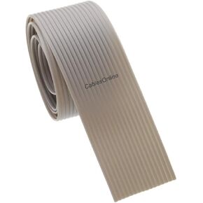 CablesOnline, 6ft Bulk 1.27mm Pitch 16-Wire Flat Ribbon Cable for 2.54mm IDC Connectors, FR-016-06