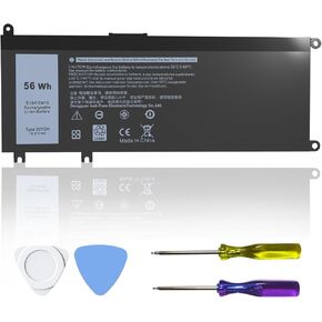 33YDH 56Wh Replacement Laptop Battery for Dell Inspiron 17 7000 7773 7778 7779 7786 15 7577 3579 3779 5587 7588 G3 G7 G5 Latitude 3779 3579 3380 3490 3580 5587 3590 7588 PVHT1 P30E P30E001 81PF3 99NF2