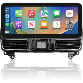 Road Top 12.3 inch Carplay Touchscreen Car Radio for Mercedes Benz ML GL W166 X166 2012-2015 Year with NTG4.5/4.7 System, Support Wireless Android Auto, Mirrorlink