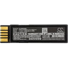 Replacement Battery for Z*bra DS3600, DS3678, EVM, LI3600, LI3678, LS3600, LS3678 Part NO 82-166537-01, BTRY-36IAB0E-00 (2200mAh/3.7V)