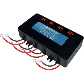 شاشة LED 48V بطارية LED ل 4 × 12 فولت بطاريات 4S النشط الجهد الجهد الرصاص حمض Li Li-Ion LifePo4 بطارية