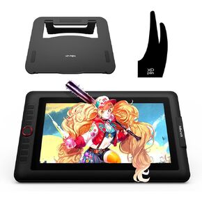 XPPen Artist13.3 Pro Drawing Tablet with Screen and AC42 Graphics Tablet Stand Drawing Tablet Stand Laptop Stand Mobile Device Stand Holder and Drawing Glove