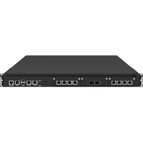 HUNSN 1U Firewall Appliance XEON Server with IPMI, OPNsense, VPN, Dual E5 2697 V4 CPU, RJ66, C612, 2 x 1GbE LAN, 8 x 2.5GbE LAN, 2 x 82599 SFP+, 0 RAM, 0 Storage, Barebone No System