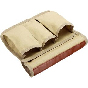 YOKIVE Chair Armrest Organizer, Waterproof Folding Chair Storage Bag Pouch, Great for Camping Daily Use (Black)