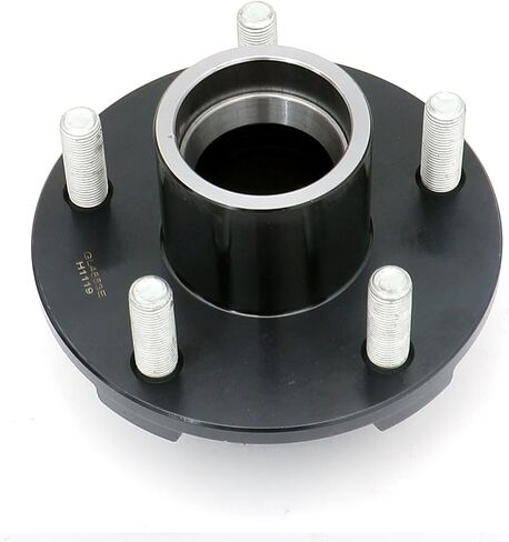 5 Bolt on 4-1/2 Inch Circle Hub Assembly Includes (2) 1-1/16 Inch Straight Spindles & Bearings,Set of 2 in Saudi Arabia