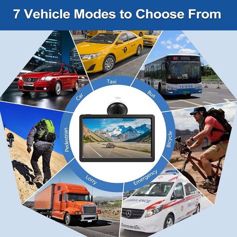 GPS Navigation for Car Truck Navigator - Navigation System 9 Inch Touchscreen, 2025 US/CA/MX Offline Maps Lifetime Free Update, Voice Guidance, Speed Cam Warning, Vehicle RV GPS para carros Trucker in Saudi Arabia