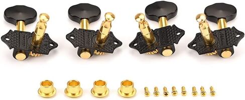 Saddle Bridge Tuning Pegs Bronze Combo Kits Parts Control Knobs Strap Locks Wrenches Screws Washers for 3 String Cigar Box Guitar in Saudi Arabia