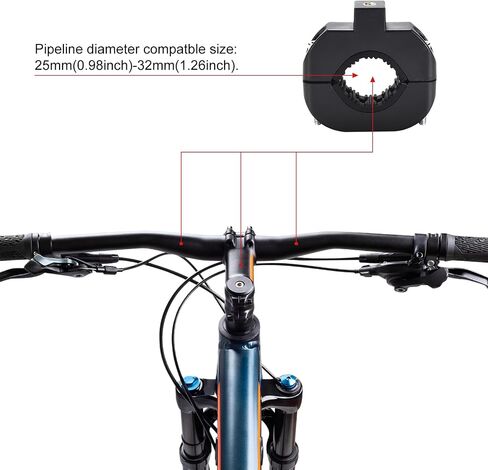 Bicycle Mount for JBL Clip 5, Bike Speaker Mounting Bracket Compatible with JBL Clip 4, Elastic Silicone Mesh Holder Stand Bike Accessories for Outdoor Riding in Saudi Arabia