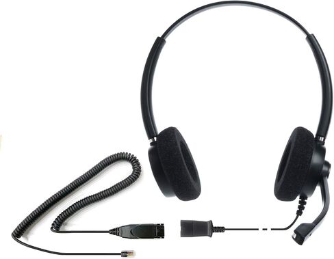 IPD IPH-165 Phone Headset with Noise Cancelling Microphone for Office and Call Center-Compatible with Avaya 1608 1616 9601 9608 9611 9611G 9620 9621 9630 9631 9640 9641 9650 9670 J139 J159 J169 J179 in Saudi Arabia