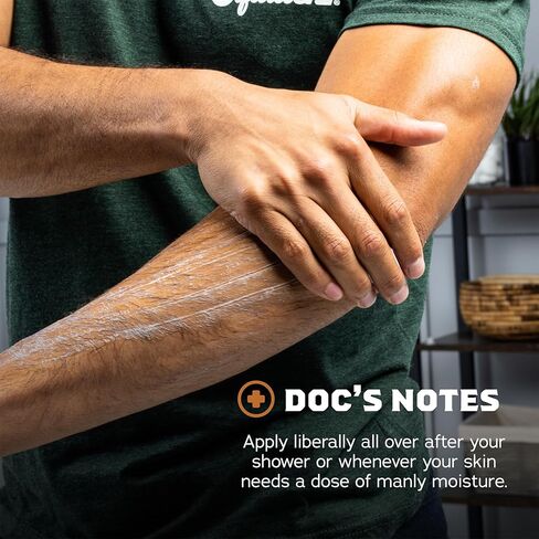 دكتور سترايش غسول اليد والجسم الطبيعي للرجال - مصنوع من زبدة الشيا ، وزيت جوز الهند ، وفيتامين E للترطيب على مدار 24 ساعة - القطران الصنوبر (10 أوقية ، 2 حزمة) in Kuwait