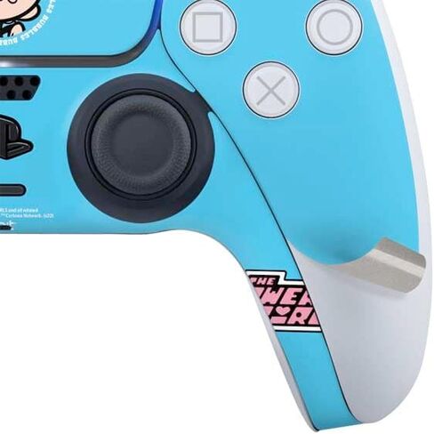Skinit Decal Gaming Skin Compatible with PS5 Slim Digital Edition Bundle - Officially Licensed Cartoon Network Powerpuff Girls Patches Design in Saudi Arabia
