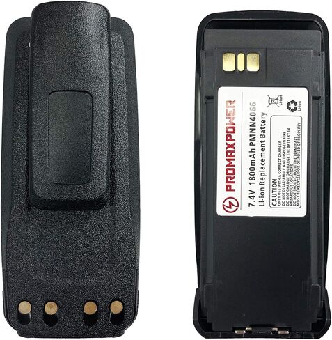 Promaxpower Radio-I-Way 1800mah Li-ion بطارية لـ Motorola PMNN4066 XPR6350 XPR6550 DGP4150 (6 حزم) in Kuwait