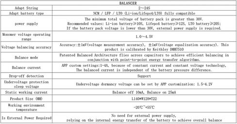 4A Active Balancer with BT Neey Balance Current for 2S~24S Lifepo4 Li-ion Battery 4A Equalizer in Saudi Arabia