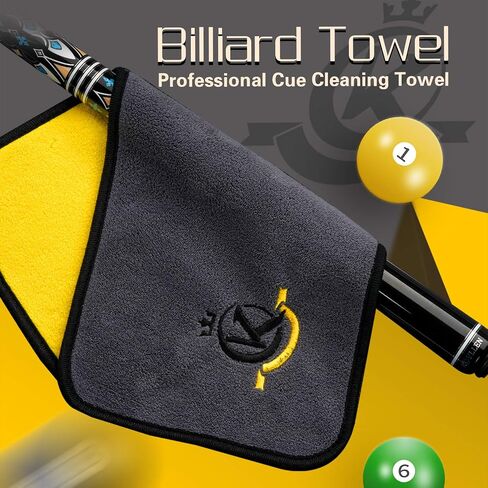 KONLLEN Cleaning Set Shaft Wax + Cleaning Powder + Towel + Sponge Special Micro-Protection Formula Carom Billiards Pool Cue Care Wooden Shaft Maintenance Accessories in Kuwait