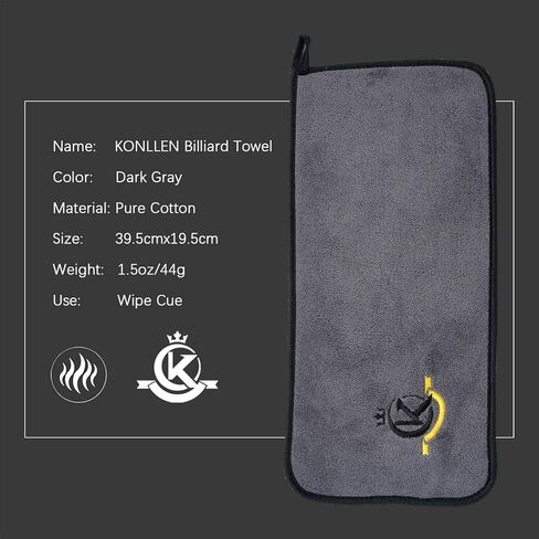 KONLLEN Cleaning Set Shaft Wax + Cleaning Powder + Towel + Sponge Special Micro-Protection Formula Carom Billiards Pool Cue Care Wooden Shaft Maintenance Accessories in Kuwait