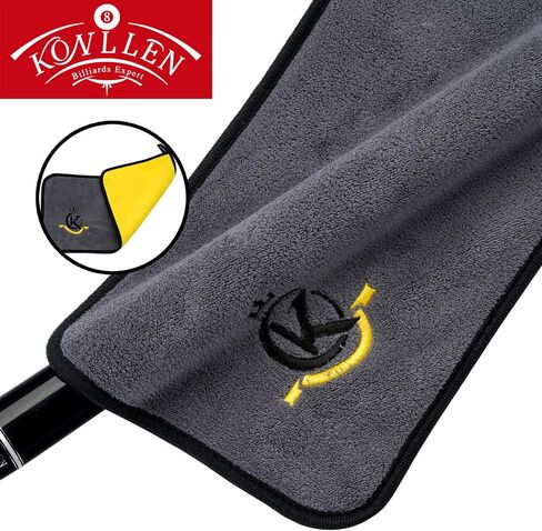 KONLLEN Cleaning Set Shaft Wax + Cleaning Powder + Towel + Sponge Special Micro-Protection Formula Carom Billiards Pool Cue Care Wooden Shaft Maintenance Accessories in Kuwait