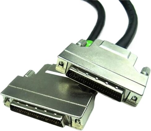 50-pin HPDB50 or HPCN50 SCSI SCSI50 Extension Data Cable, DB or CN Type, Plastic or Metal Connector(CN50 Plastic,0.5m) in Kuwait