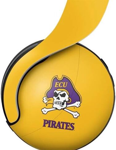 Skinit Decal Gaming Skin Compatible with Pulse 3D Wireless Headset for PS5 - Officially Licensed East Carolina University ECU Pirates Logo Yellow Design in Kuwait
