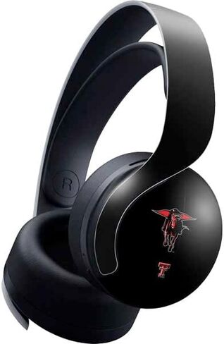 Skinit Decal Gaming Skin Compatible with Pulse 3D Wireless Headset for PS5 - Officially Licensed Texas Tech University Bold Design in Kuwait