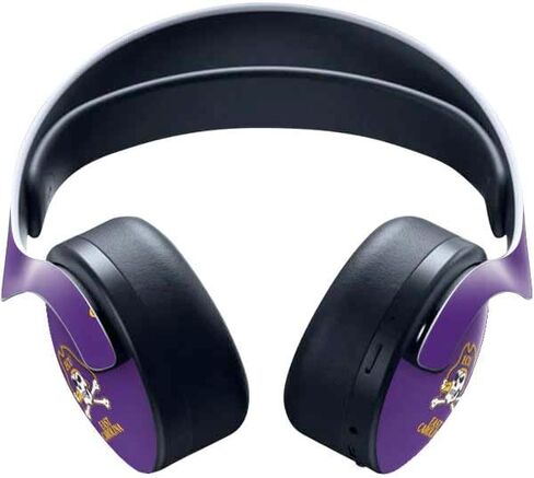 Skinit Decal Gaming Skin Compatible with Pulse 3D Wireless Headset for PS5 - Officially Licensed East Carolina University ECU Pirates Logo Yellow Design in Kuwait
